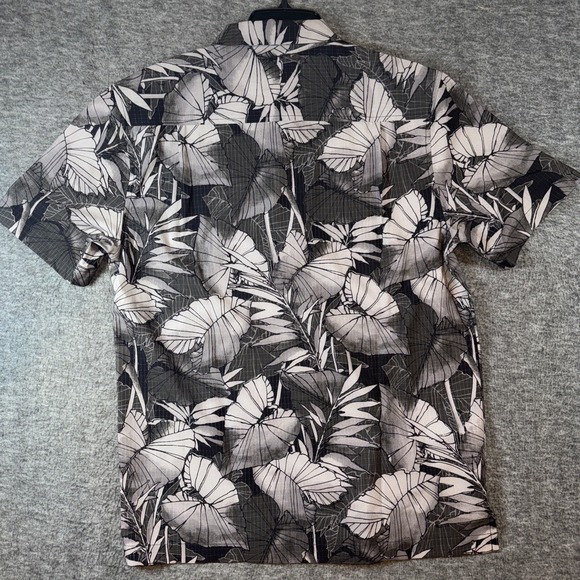 Cleveland Browns Tommy Bahama Coast Mens Islandzone Shirt Floral Gray Sz M NEW - Picture 8 of 12